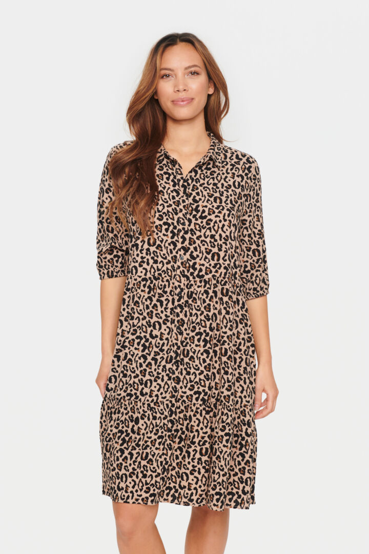 Viskosklänning leo- UedaSZ Dress