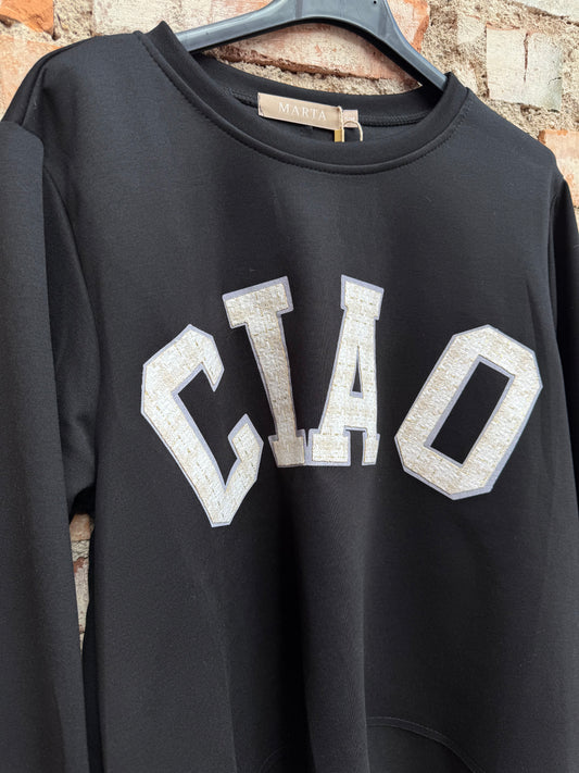 Sweatshirt - CIAO, svart