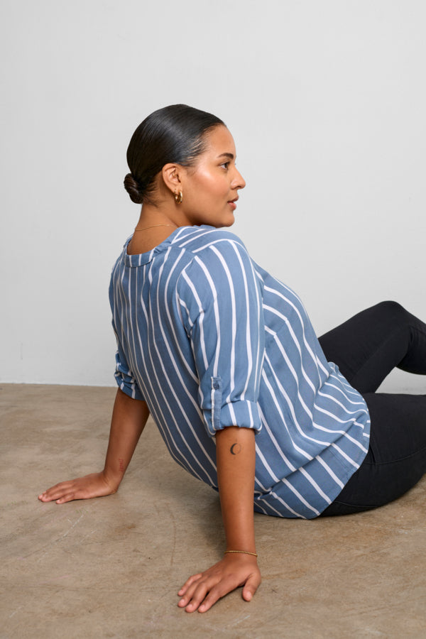 Randig viskosskjorta - KCsida Blouse