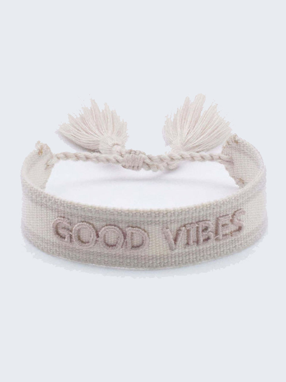 Armband Good Vibes i beige