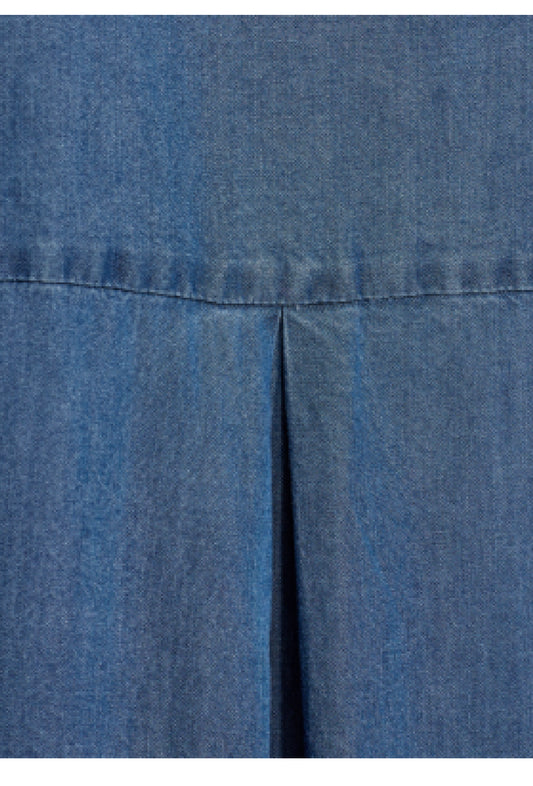 Jeansklänning i lyocell - medium blue- FQCARLY
