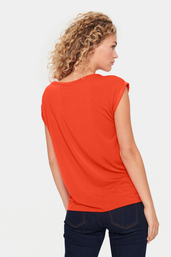 T-shirt orange - AdeliaSZ