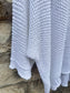 Hålstickad tröja vit- Marta